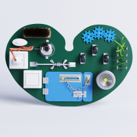 Бизиборд «Зеленое сердце» - fgospostavki.ru - Дмитров