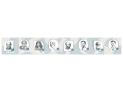 Стенд-лента "Выдающиеся ученые-биологи" - fgospostavki.ru - Дмитров