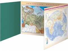 Доска магнитно-маркерная, трехэлементная "Карта мира" (полноцветная) + комплект тематических магнитов - fgospostavki.ru - Дмитров