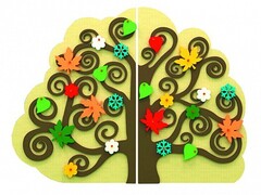 Сенсомоторное декоративно-развивающее панно "Времена года" - fgospostavki.ru - Дмитров