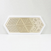 Декоративная тактильная панель - «Рельефные многоугольные формы» - fgospostavki.ru - Дмитров