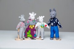 Шагающий театр "Волк и козлята" (4 персонажа) - fgospostavki.ru - Дмитров