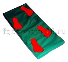 Дорожка массажная в чехле с нашитыми следами (4 следа) - fgospostavki.ru - Дмитров