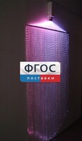 Фибероптическая занавесь (150 волокон) с интерактивным источником света - fgospostavki.ru - Дмитров