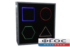 Интерактивная панель «Цветные фигуры 4» (вариант 3) - fgospostavki.ru - Дмитров