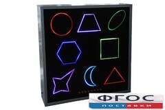 Интерактивная панель «Цветные фигуры 8» (вариант 3) - fgospostavki.ru - Дмитров