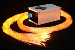 Пучок фибероптических волокон с боковым точечным свечением «Звёздный дождь» 150х2 м в комплекте с источником света - fgospostavki.ru - Дмитров