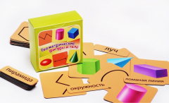 Набор магнитных карточек "Геометрические фигуры и тела" - fgospostavki.ru - Дмитров
