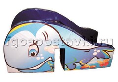 Горка "Кит" для сухого бассейна - fgospostavki.ru - Дмитров