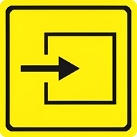 Тактильный знак (вход в помещение) 150х150 - fgospostavki.ru - Дмитров