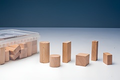 Игровой набор Фребеля "Конструктор" (50 элементов, бук, серия "Красота вокруг нас") - fgospostavki.ru - Дмитров