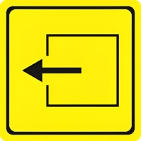 Тактильный знак (выход из помещения) 100х100 - fgospostavki.ru - Дмитров