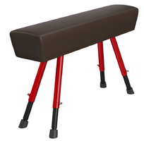 Конь гимнастический переменной высоты (чехол из натуральной кожи) - fgospostavki.ru - Дмитров