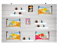 Стенд экспозиционный навесной для детских работ - fgospostavki.ru - Дмитров