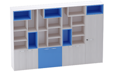Комплект шкафов Smarty  для кабинета - fgospostavki.ru - Дмитров