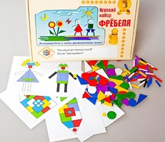 Игровой набор Фребеля "Конструктор плоскостной-4" (Серия "Эксперимент") - fgospostavki.ru - Дмитров