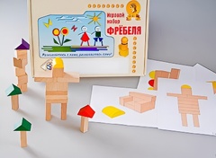 Игровой набор Фребеля "Конструктор деревянный без соединений-3" (Серия "Эксперимент") - fgospostavki.ru - Дмитров