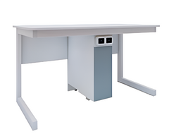 Стол ученический для кабинета физики/биологии двухместный - fgospostavki.ru - Дмитров