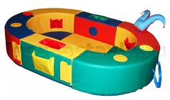 Манеж овальный 180х120х25 сантиметров - fgospostavki.ru - Дмитров