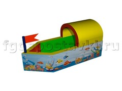 Сухой бассейн "Кораблик" с шелкографией - fgospostavki.ru - Дмитров