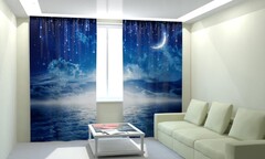 Комплект светонепроницаемых штор "Ночное небо" - fgospostavki.ru - Дмитров