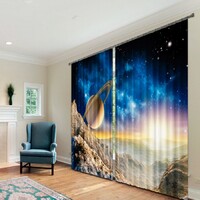 Комплект светонепроницаемых штор "Космическая история" - fgospostavki.ru - Дмитров