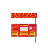 Учебно-игровой макет "Остановка" стационарная - fgospostavki.ru - Дмитров