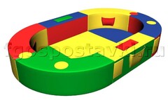 Манеж овальный 150х100х30 сантиметров - fgospostavki.ru - Дмитров