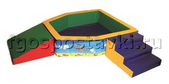 Сухой бассейн "Морская крепость" 1,5х1,2 метра - fgospostavki.ru - Дмитров