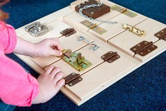 Тактильно-развивающая панель “Замочки” - fgospostavki.ru - Дмитров