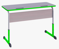 Парта SMARTY KEY двухместная регулируемая по высоте с антивандальной кромкой - fgospostavki.ru - Дмитров