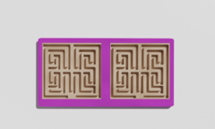 Межполушарная доска №13 фиолетовая - fgospostavki.ru - Дмитров