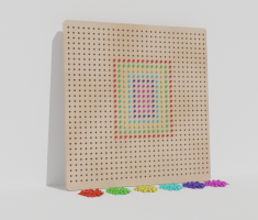 Тактильно-развивающая панель «Радужная мозаика» - fgospostavki.ru - Дмитров