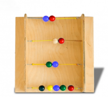 Тактильно-развивающая панель с текстурами и радужными шариками - fgospostavki.ru - Дмитров