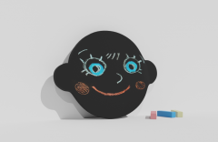 Фигурная грифельная меловая доска на тему эмоций - fgospostavki.ru - Дмитров