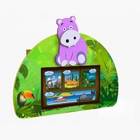 Сенсорный настенный коррекционно-развивающий комплекс Бегемотик - fgospostavki.ru - Дмитров