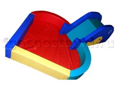 Сухой бассейн "Сердечко" с горкой 160х80х90 сантиметров - fgospostavki.ru - Дмитров