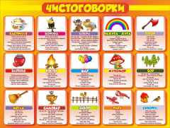 Стенд "Чистоговорки", часть 1 - fgospostavki.ru - Дмитров