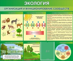Стенд "Экология. Организация и функционирование сообществ" - fgospostavki.ru - Дмитров