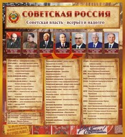Стенд "Советская Россия" - fgospostavki.ru - Дмитров