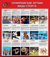 Стенд "Олимпийские летние виды спорта" - fgospostavki.ru - Дмитров