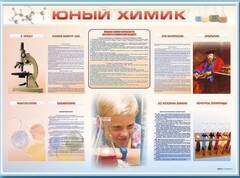 Стенд-уголок "Юный химик" - fgospostavki.ru - Дмитров