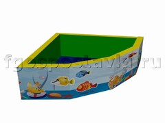 Бассейн угловой с шелкографией - fgospostavki.ru - Дмитров
