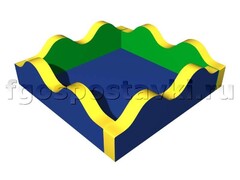 Сухой бассейн "Волна-2" с аппликацией - fgospostavki.ru - Дмитров