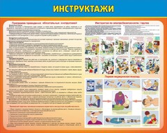 Стенд "Инструктажи" - fgospostavki.ru - Дмитров