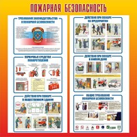 Стенд "Пожарная безопасность" Вариант 4 - fgospostavki.ru - Дмитров