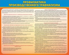 Стенд "Профилактика производственного травматизма" - fgospostavki.ru - Дмитров