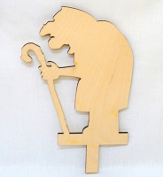 Персонаж для теневого театра "Баба Яга" - fgospostavki.ru - Дмитров