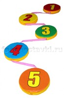 Дорожка "Змейка-шагайка-геометрическая" с цифрами - fgospostavki.ru - Дмитров