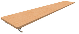 Доска наклонная навесная (1,5 метра) - fgospostavki.ru - Дмитров